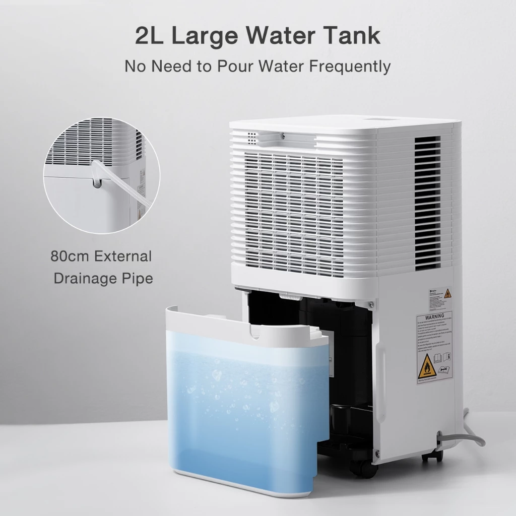 Simplus Dehumidifier | 12L/Day | 2L Water Tank | 3 Modes | Clothes Drying | Touch Operation | LiteDry C6 CUSH006 - Image 4